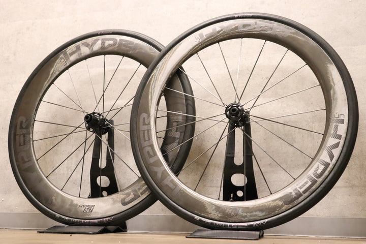 ウィンスペース WINSPACE ルンハイパー LUN HYPER 23 D67 カーボン チューブレスレディ シマノ 12/11S ホイールセット 【さいたま浦和店】