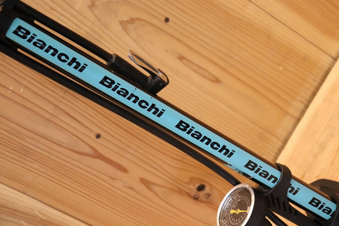 ビアンキ BIANCHI フロアポンプ 空気入れ 米式/仏式対応 【芦屋店】