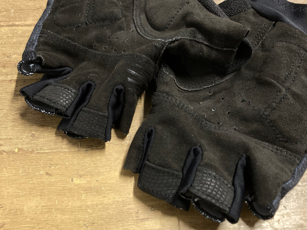 KC182 シマノ SHIMANO 指切りグローブ 黒 S
