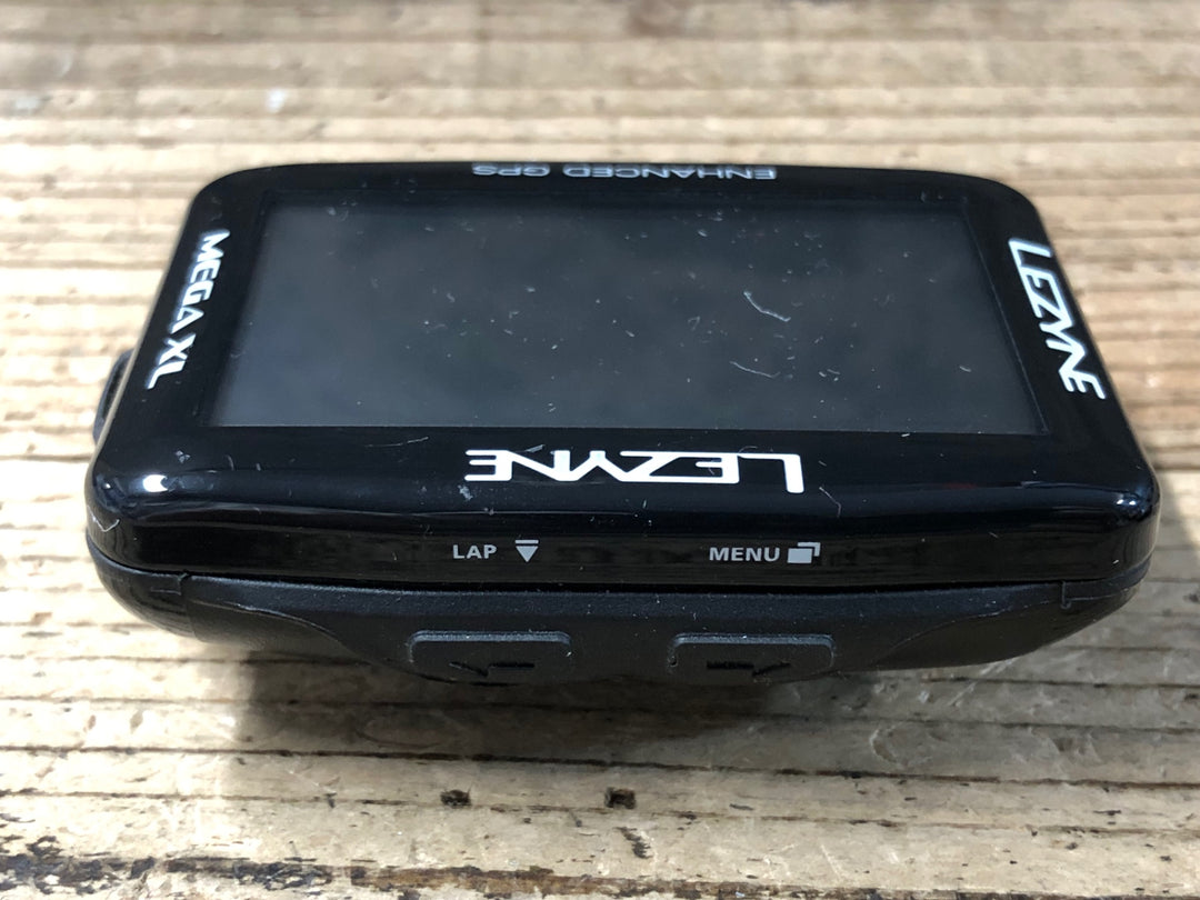 KB185 レザイン LEZYNE MEGA XL GPS サイクルコンピューター ※ゴムマウント付属、起動確認済