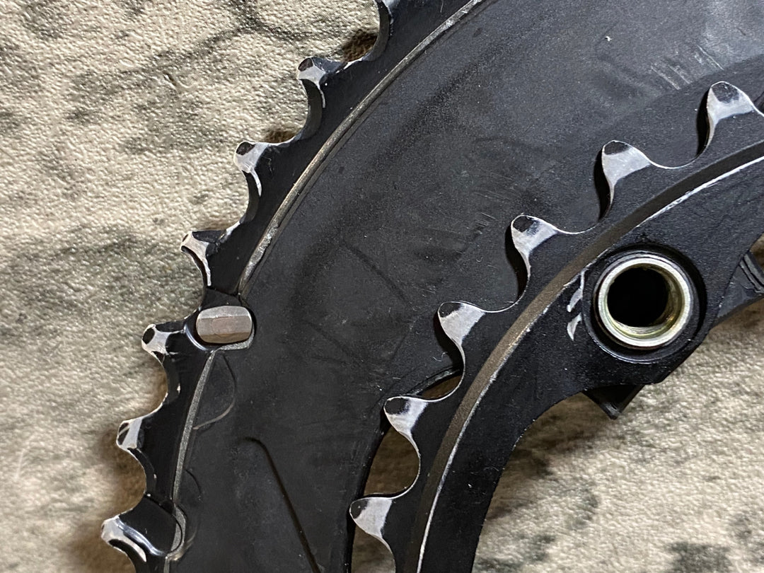 KK461 シマノ SHIMANO アルテグラ ULTEGRA FC-R8100 チェーンリング セット 50/34T ※摩耗大のためジャンク