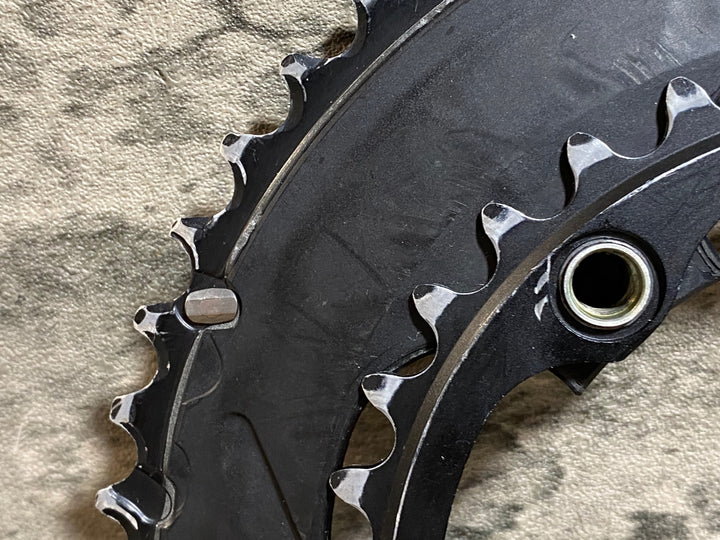 KK461 シマノ SHIMANO アルテグラ ULTEGRA FC-R8100 チェーンリング セット 50/34T ※摩耗大のためジャンク