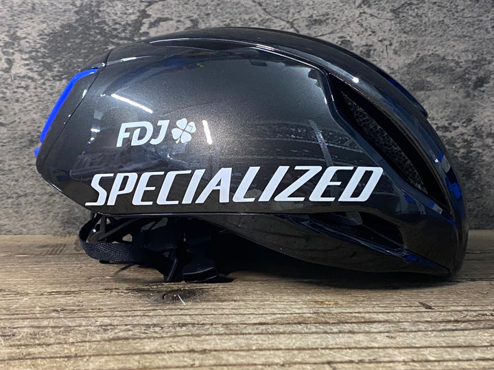 JO224 スペシャライズド SPECIALIZED S-WORKS EVADE 3 ヘルメット 2025 FDJ Suez 黒 M 55-59cm 未使用 2025/06製造 JCFステッカー