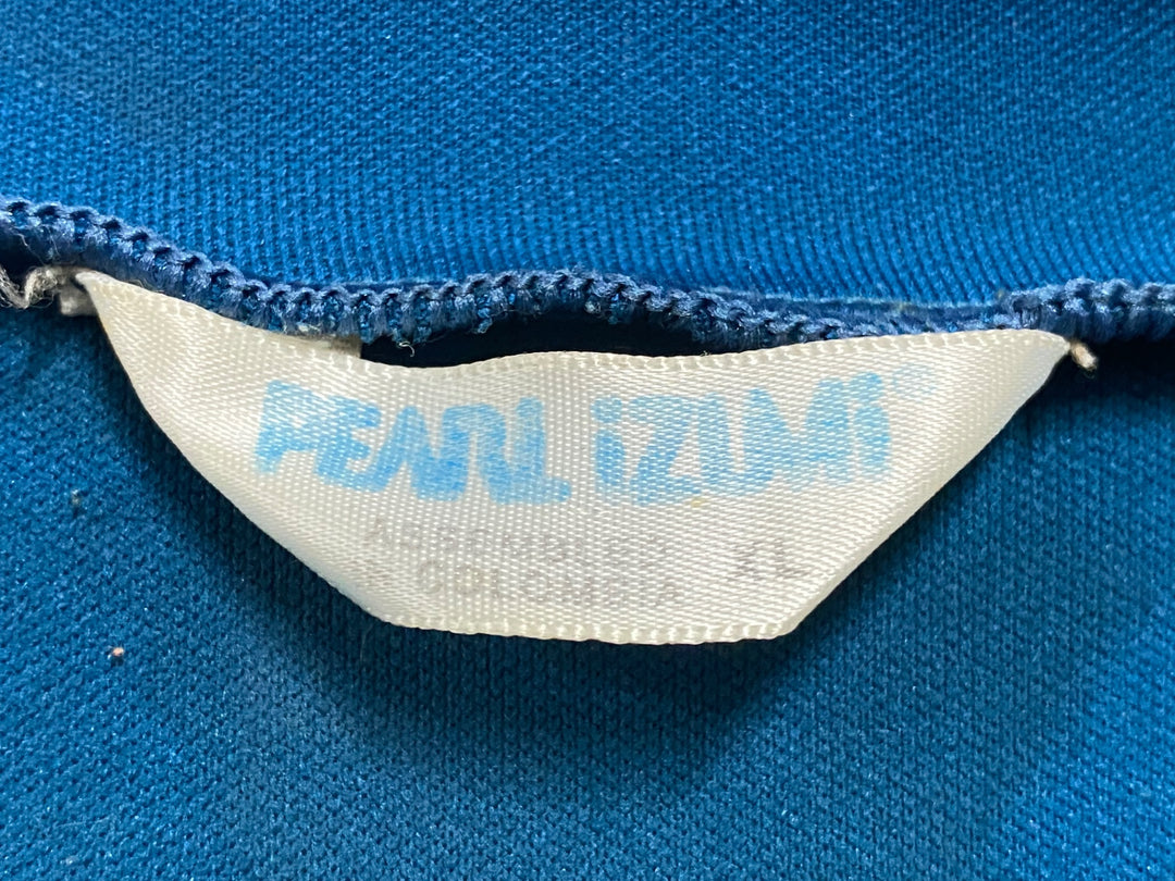 KG359 パールイズミ PEARL iZUMi 半袖 サイクルジャージ ターコイズブルー XL ハーフジップ
