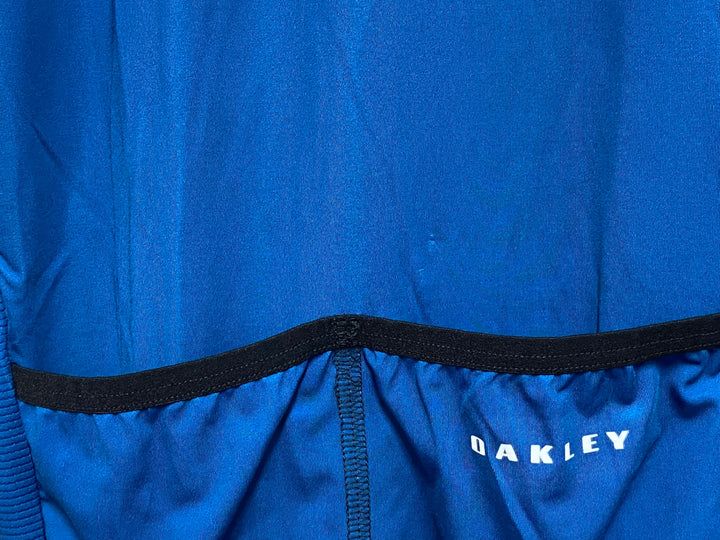 JN206 オークリー OAKLEY 半袖 サイクルジャージ 青 M CORE FIT
