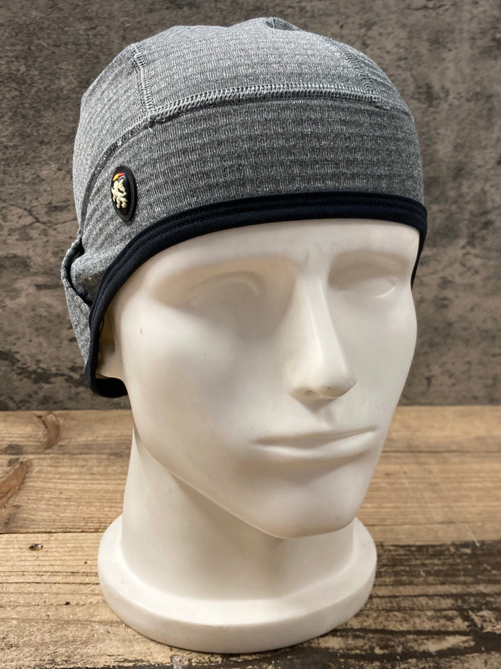 KS254 リオンドカペルミュール Lion de kapelmuur ウィンターキャップ グレー ONE SIZE POLARTEC