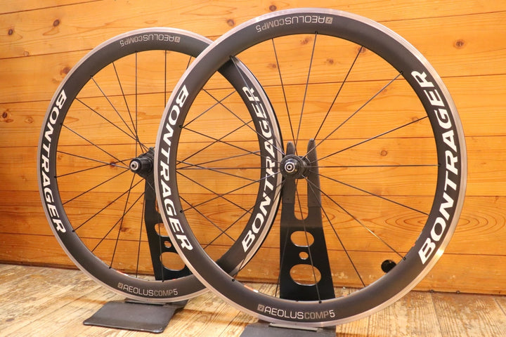 ボントレガー BONTRAGER AEOLUS COMP 5 TLR アルミ カーボン チューブレスレディ ホイールセット シマノ 11S/12S 17C 【芦屋店】