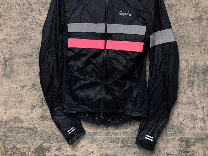 JU326 ラファ Rapha BREVET INSULATED JACKET 長袖サイクルジャケット 黒 S