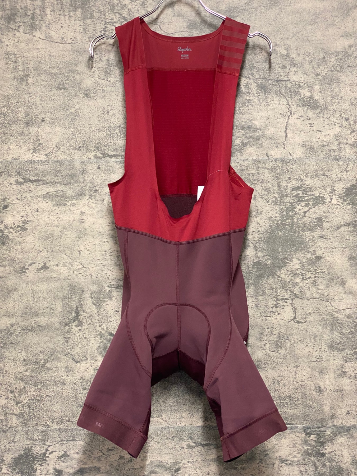 JD991 ラファ Rapha PRO TEAM WINTER BIB SHORTS ビブショーツ 赤 M 裏