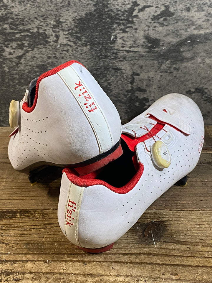KH882 フィジーク fizik TEMPO R5 OVERCURVE SHOES ビンディングシューズ 白 EU41