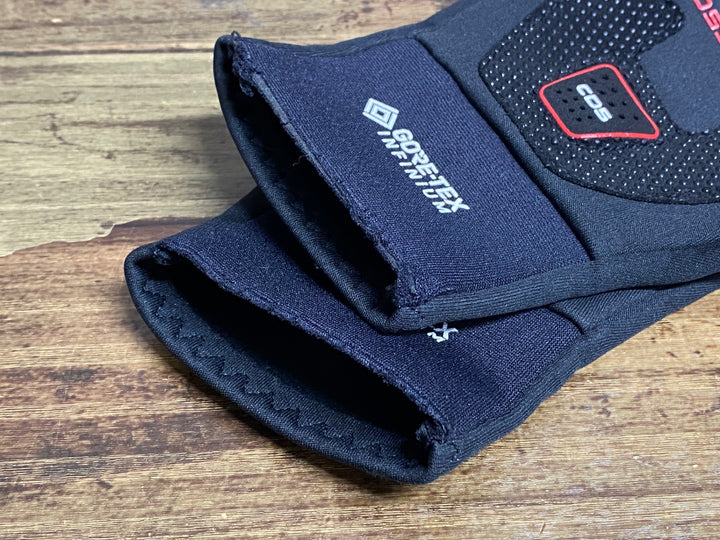 KG696 カステリ CASTELLI GORE-TEX 長指 グローブ 黒 L 裏起毛