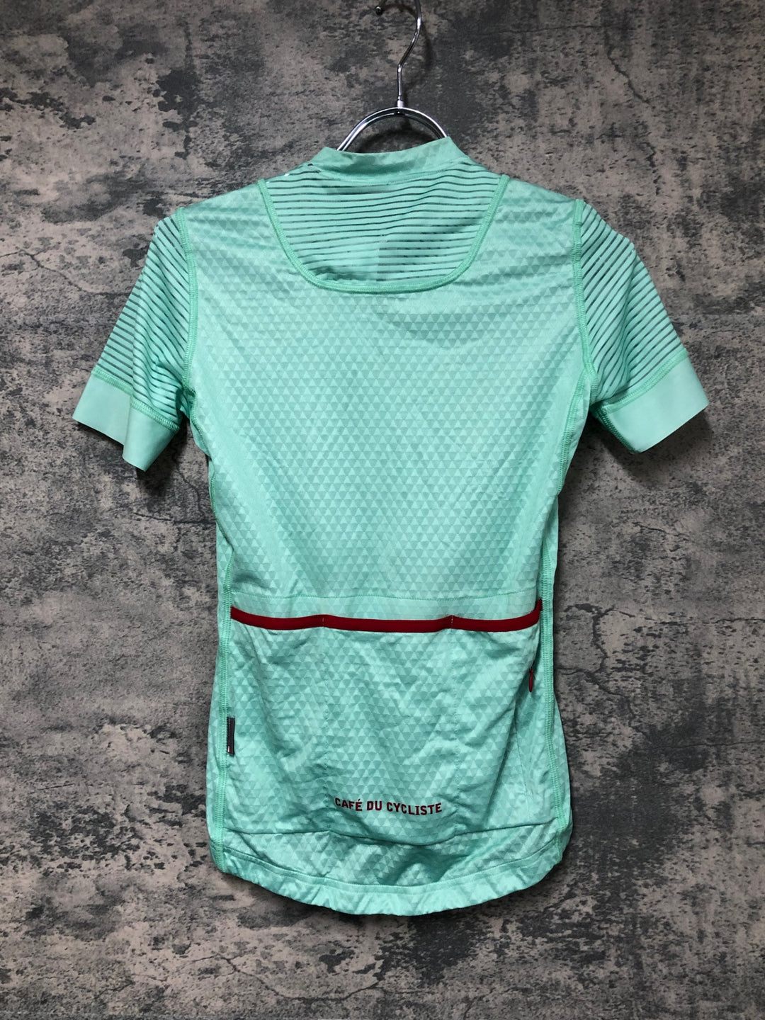 JS976 カフェドシクリステ Cafe du Cycliste Micheline women 半袖 サイクルジャージ ターコイズ XS レディース