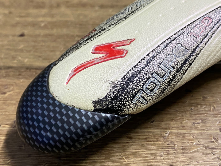 KJ918 スペシャライズド SPECIALIZED TOUPE 130 サドル 白 Tiレール