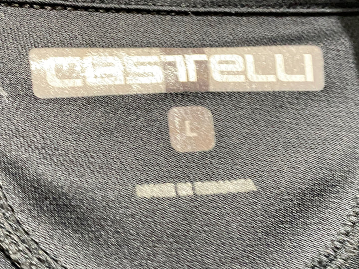 KC589 カステリ CASTELLI 半袖 サイクルジャージ 黒 L