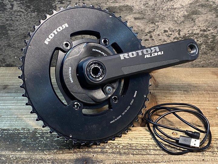 JD054 ローター ROTOR ALDHU INSPIDER パワーメーター クランクセット ROAD24 52/36 170mm 接続確認済