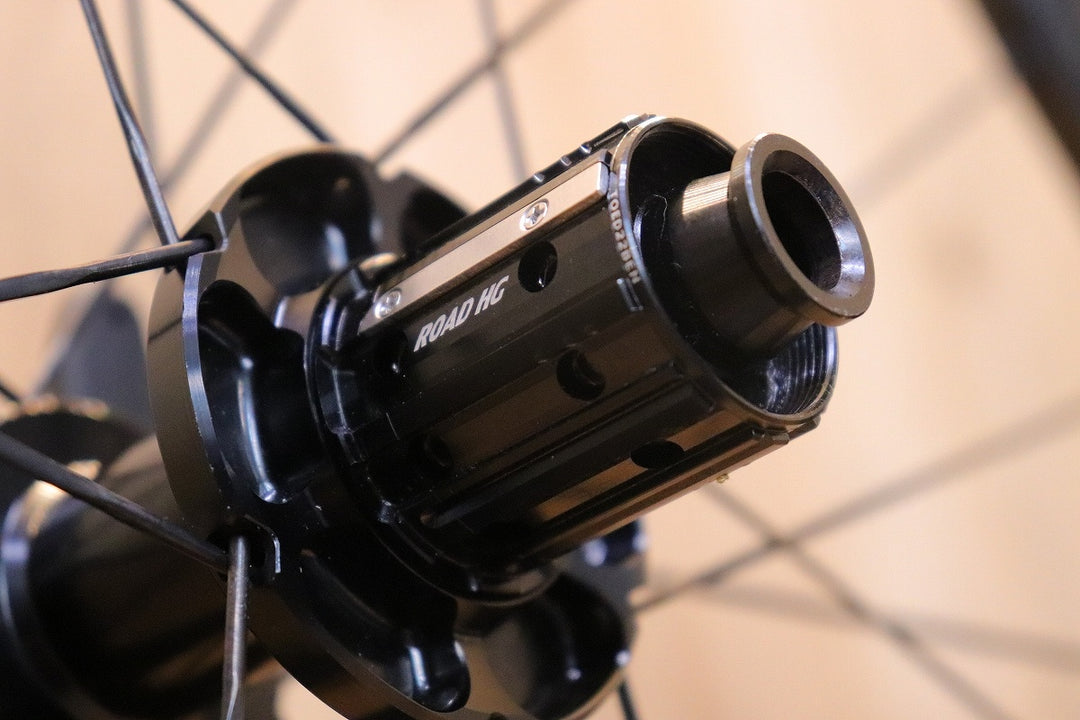 エリートホイールズ ELITEWHEELS ドライブ DRIVE HELIX 57D SS カーボン チューブレスレディ ホイールセット シマノ 11S/12S 【芦屋店】