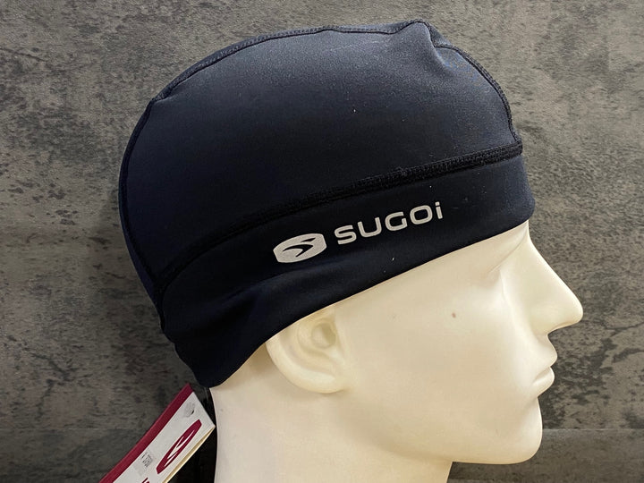 JV573 スゴイ SUGOi SubZero Skull CAP サイクルキャップ ビーニー 黒 ONESIZE 黒 裏起毛