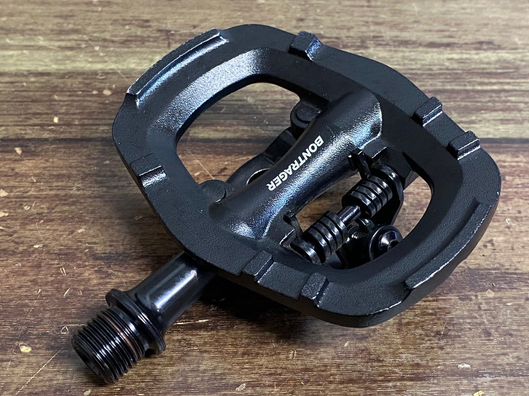 JQ031 ボントレガー BONTRAGER 片面 ビンディングペダル SPD 黒