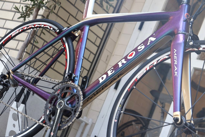 デローザ DE ROSA メラク MERAK 2011モデル 63.5サイズ カンパ レコード 11S カーボン ロードバイク SHAMAL ULTRA 【横浜店】