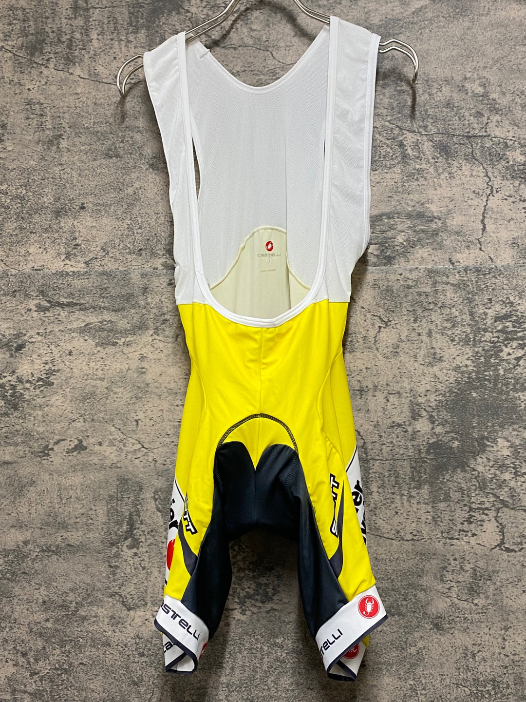 KG656 カステリ CASTELLI ビブショーツ 黄 L