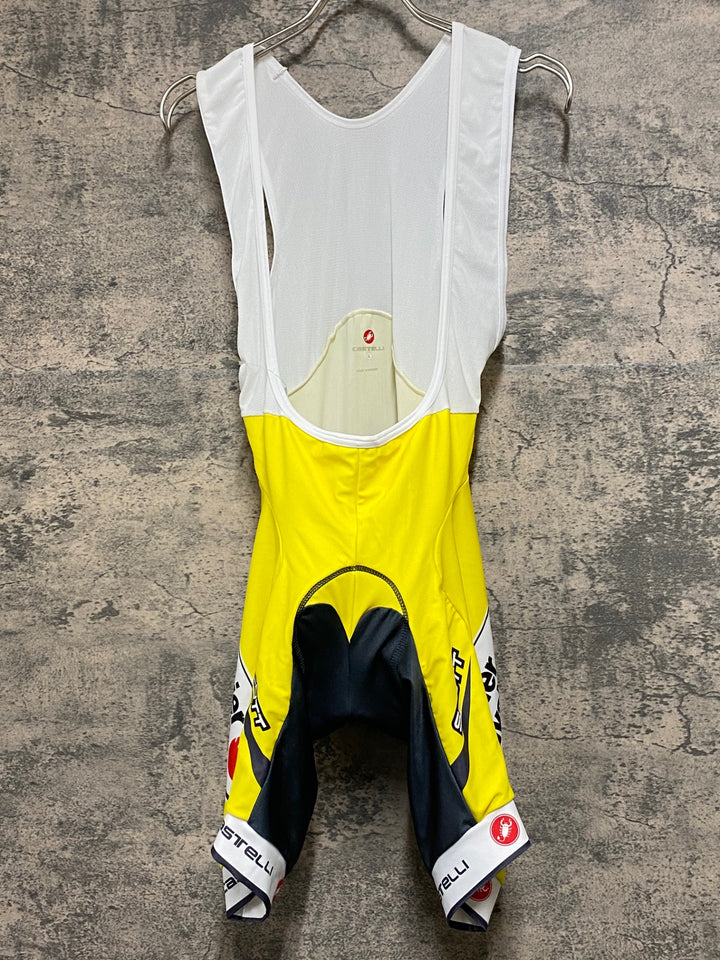 KG656 カステリ CASTELLI ビブショーツ 黄 L