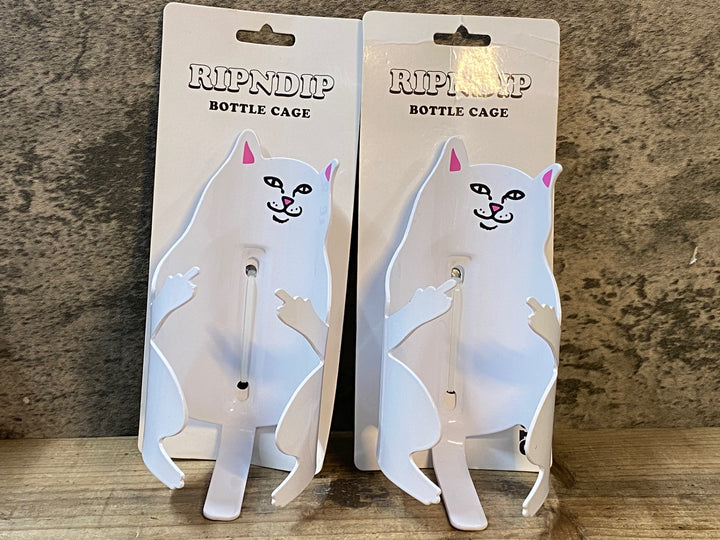 JP383 ステイトバイシクル リップンディップ STATE BICYCLE RIPNDIP ボトルケージ 白 猫 限定コラボ セット