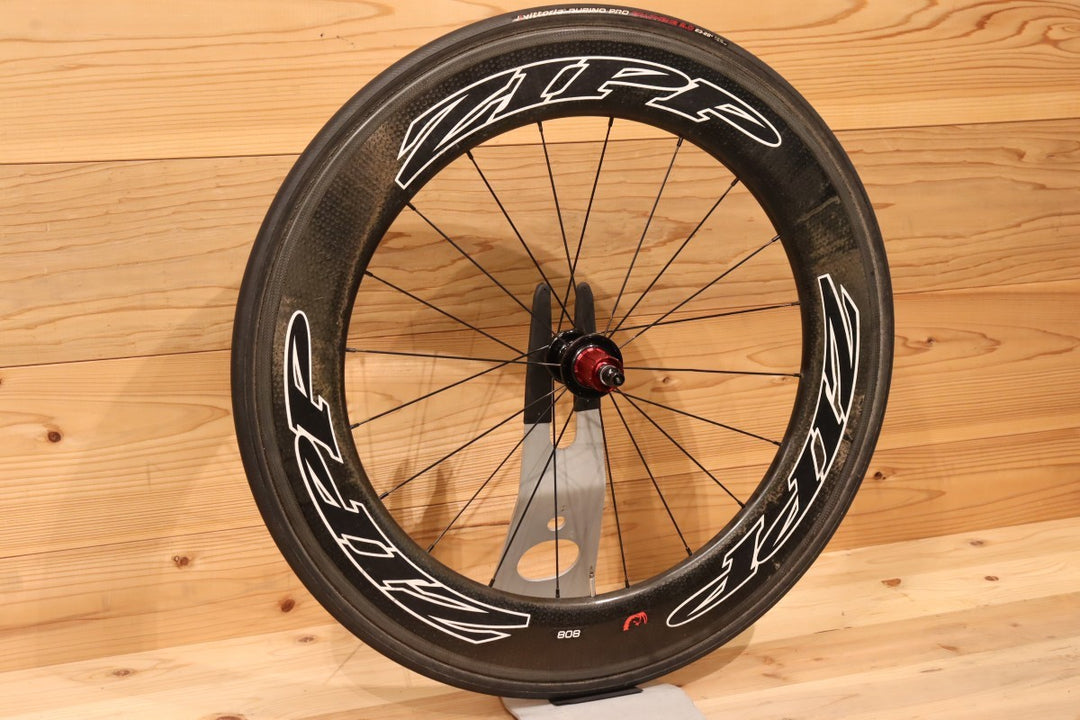 ジップ ZIPP 808 ファイアクレスト FIRECREST カーボン チューブラー リアホイール シマノ12/11S 【千葉店】