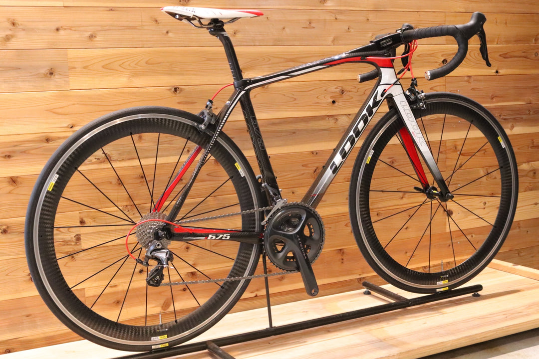 ルック LOOK 675 2015モデル 49(XS)サイズ シマノ アルテグラ 6800 11S COSMIC SLS RIM 13C カーボン ロードバイク 【広島店】