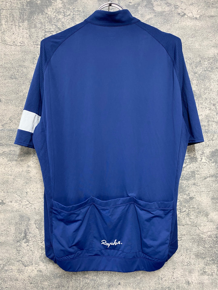 KC668 ラファ Rapha CORE LIGHTWEIGHT JERSEY 半袖 サイクルジャージ 紺 XXL