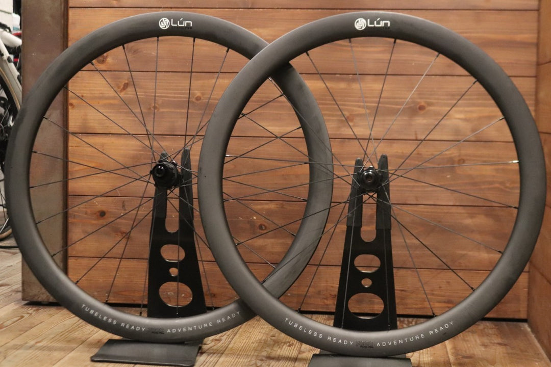 ルン LUN GRAPID700 FORTY-FIVE グラべル オールロード シマノ11S/12S 25C カーボン チューブレスレディ ホイールセット 【東京南麻布店】