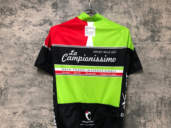 JT088 アソス assos 半袖サイクルジャージ La Campionissimo 黄緑 サイズ不明