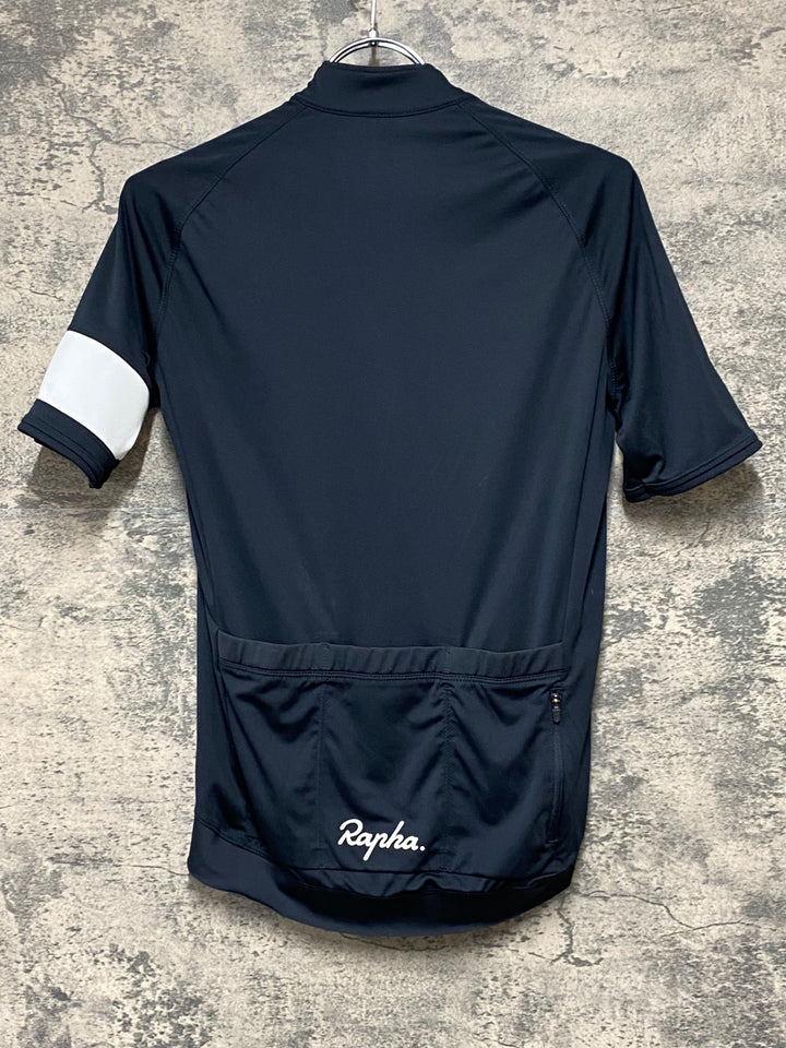 KH472 ラファ Rapha CORE JERSEY 半袖 サイクルジャージ S 黒