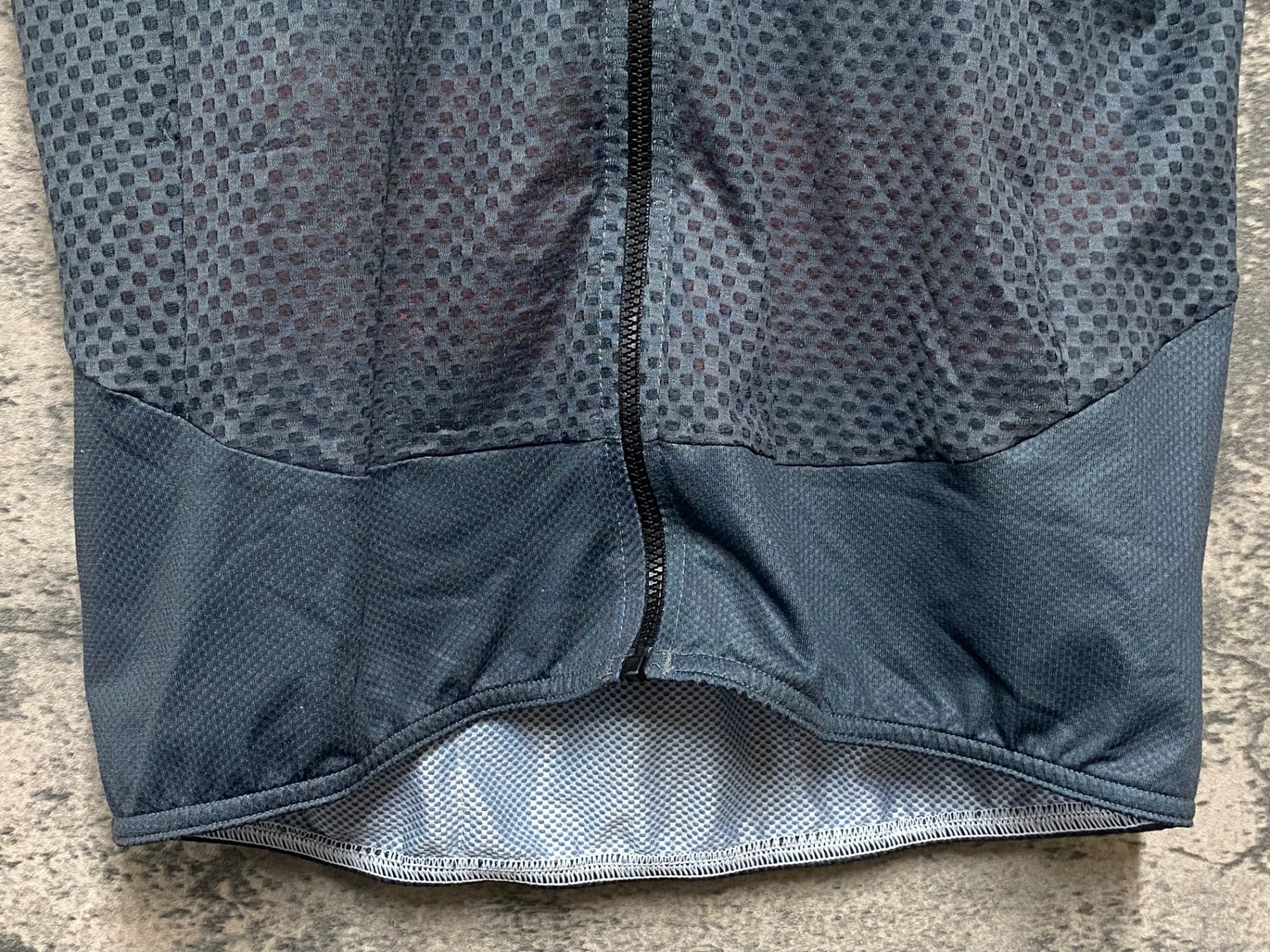 KB221 カステリ CASTELLI 半袖 サイクルジャージ グレー 赤 XL