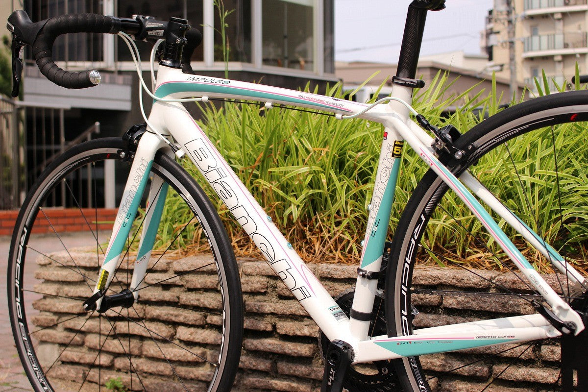 ビアンキ BIANCHI インプルソ IMPULSO DAMA BIANCA 2015 50サイズ シマノ 105 5800 11S アルミ –  BICI AMORE ONLINE STORE