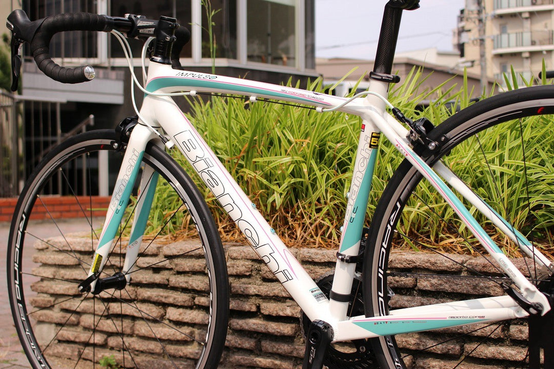 ビアンキ BIANCHI インプルソ IMPULSO DAMA BIANCA 2015 50サイズ シマノ 105 5800 11S アルミ ロードバイク【名古屋店】