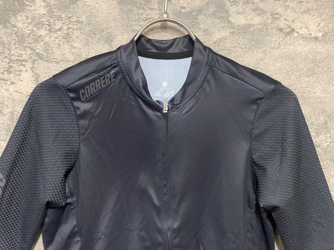 JT121 コレー CORRERE 半袖サイクルジャージ 黒 S