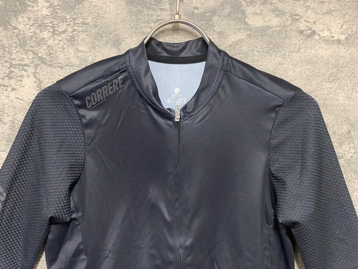 JT121 コレー CORRERE 半袖サイクルジャージ 黒 S