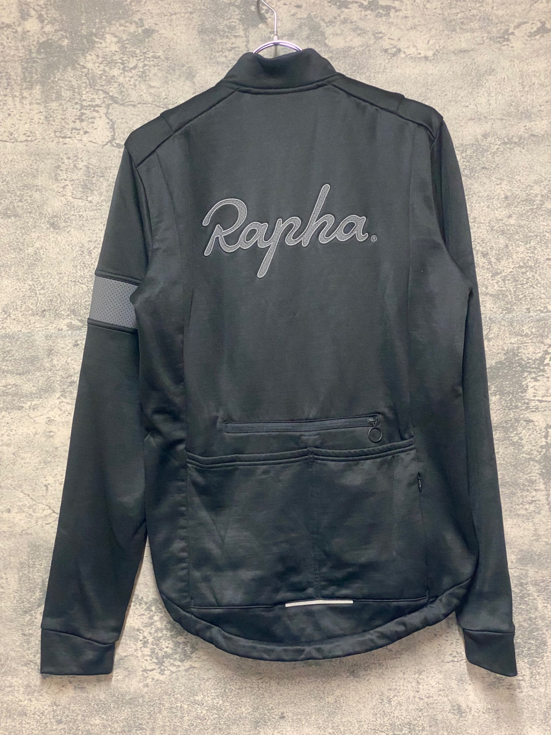 KQ588 ラファ Rapha WINTER JERSEY 長袖 サイクルジャージ 黒 M 裏起毛