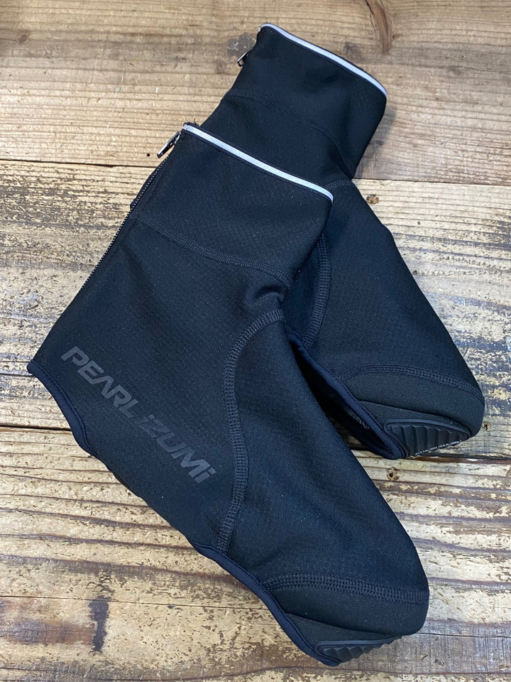 JV787 パールイズミ PEARL iZUMi シューズカバー 黒 L 裏起毛 黒タグ