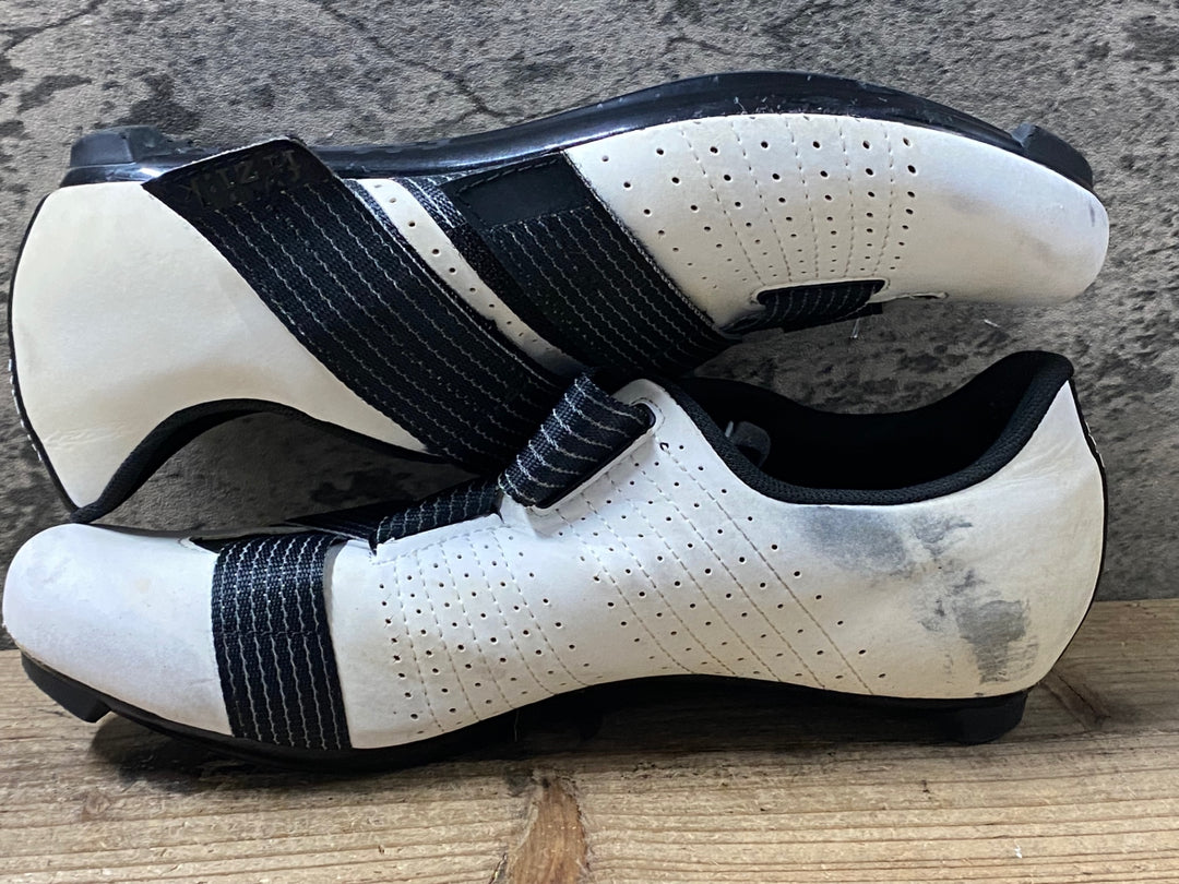 KG176 フィジーク fizik TEMPO R5 POWERSTRAP shoes ビンディングシューズ 白 EUR43.5