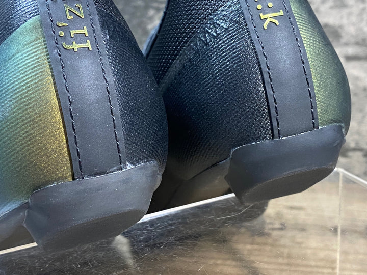 JX859 フィジーク fizik TEMPO OVERCURVE R4 IRIDESCENT ビンディングシューズ SPD-SL 緑 EU42 ※未使用