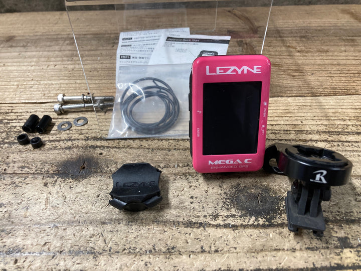 JU680 レザイン LEZYNE MEGA C GPS サイクルコンピューター 動作確認済