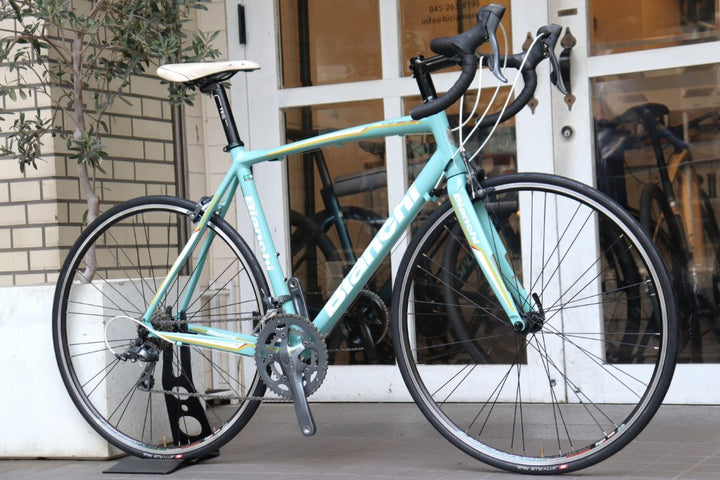 ビアンキ BIANCHI ヴィア ニローネ VIA NIRONE 7 2016モデル 57サイズ シマノ クラリス 2400 8S アルミ ロードバイク 【横浜店】