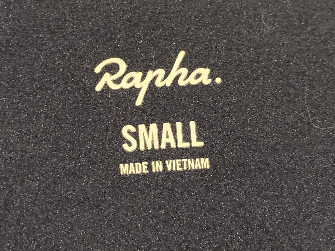 KI525 ラファ Rapha MEN'S LONG SLEEVE CORE JERSEY 長袖 サイクルジャージ 紺 S 裏起毛