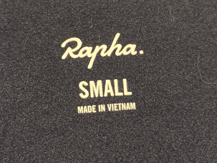 KI525 ラファ Rapha MEN'S LONG SLEEVE CORE JERSEY 長袖 サイクルジャージ 紺 S 裏起毛