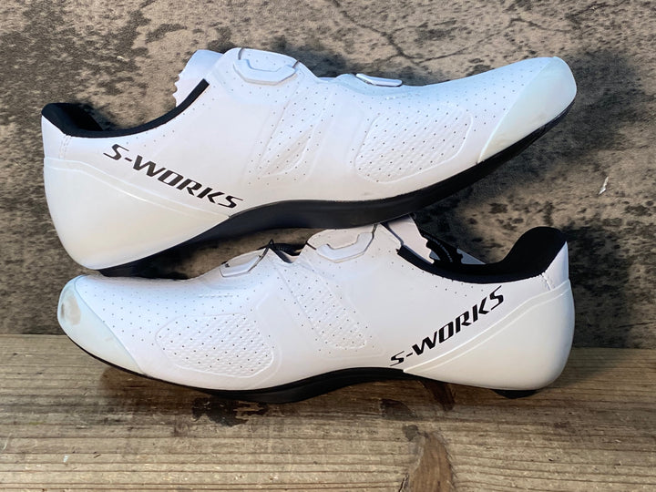 JM394 スペシャライズド SPECIALIZED エスワークス S-WORKS トーチ TORCH RD ビンディングシューズ 白 TEAM EU38 SPD-SL