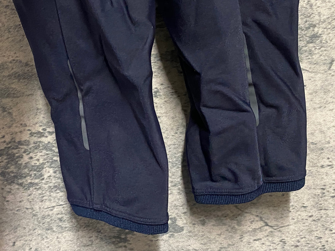 JS012 ラファ Rapha CORE CARGO WINTER TIGHTS WITH PAD カーゴ ビブタイツ 紺 黒 M 裏起毛