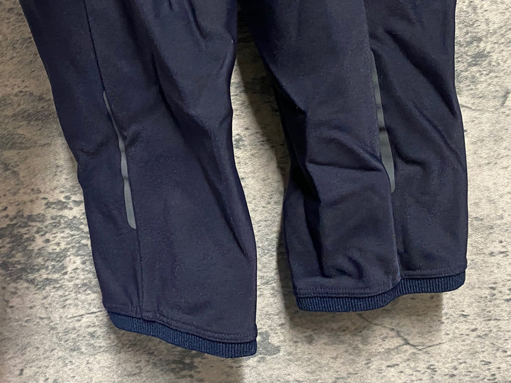 JS012 ラファ Rapha CORE CARGO WINTER TIGHTS WITH PAD カーゴ ビブタイツ 紺 黒 M 裏起毛