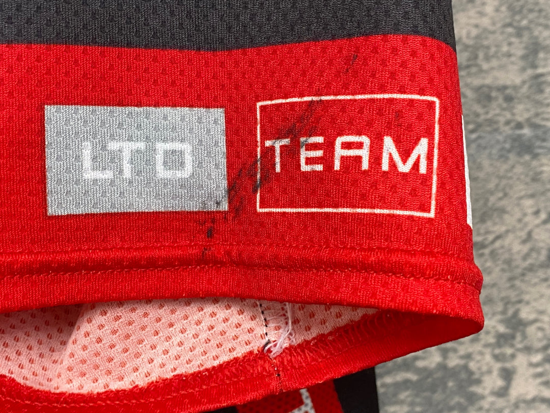 JN596 カステリ castelli 半袖サイクルジャージ 黒 3T XXXL ほつれあり