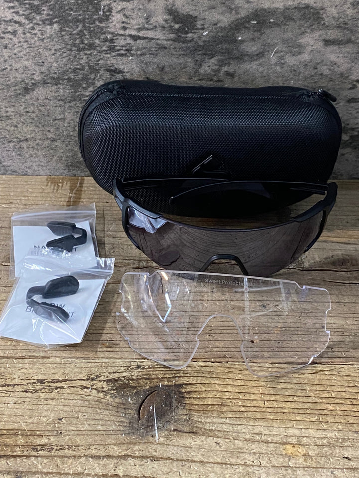 JV848 スイートプロテクション Sweet Protection RONIN サングラス アイウェア 黒 RIG 3 ※レンズ傷